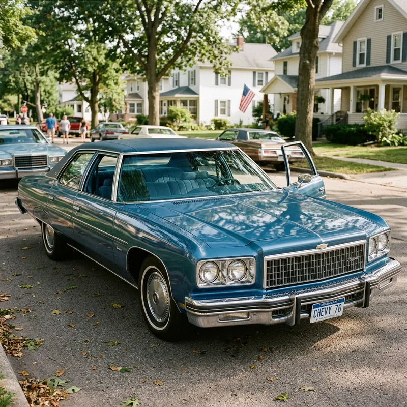 Vintage Chevrolet Caprice Engine | Retro Design Features