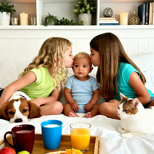 Heartwarming Bedroom Moments: Kids and Family Love