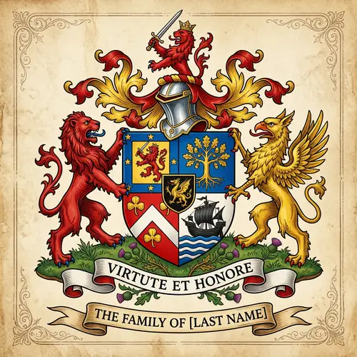 Create Your Family Heraldic Coat of Arms