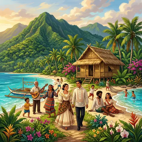 Maria Clara Song Visualization | Beauty of the Philippines with Cultural Elements