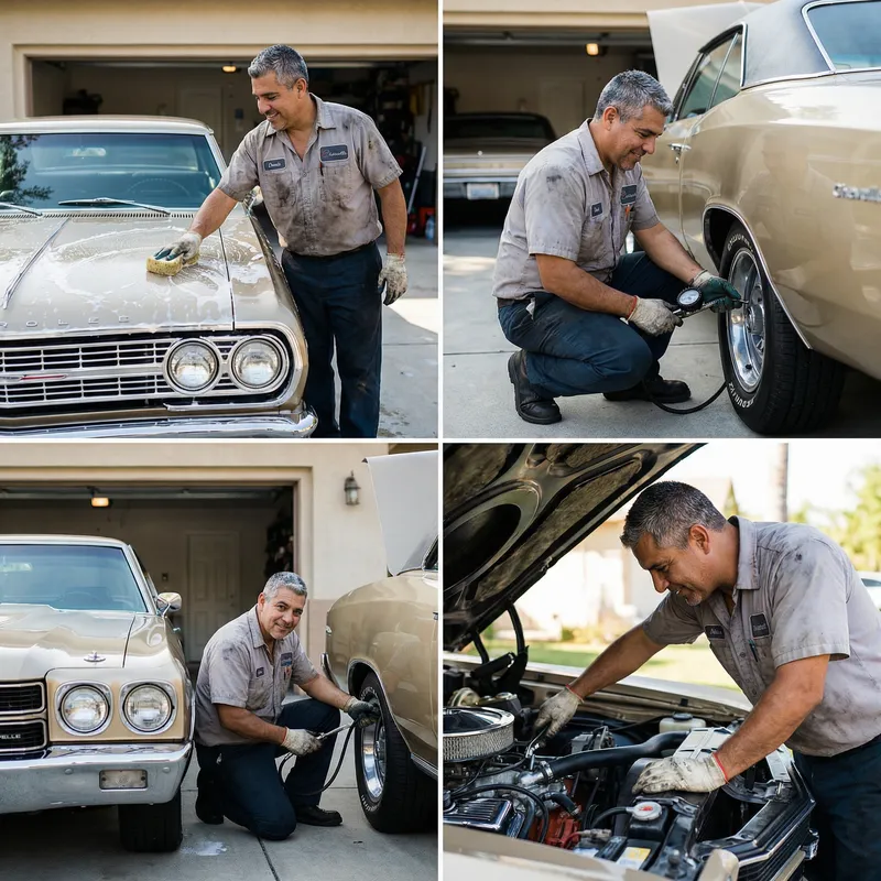 Hispanic Male Vehicle Owner's Dedication to Car Care | Genuine Love & Care Hispanic Male Vehicle Owner's Dedication to Car Care | Genuine Love & Care