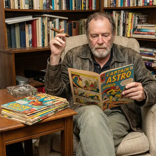 Cigar and Comic Book Enthusiasts Unite