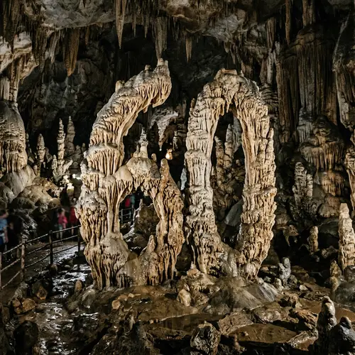 Unique Stalagmites Formation in Cave | Enchanting '60' Display