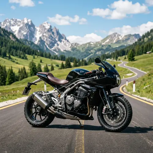 Sleek Motorcycle for Adventure Enthusiasts