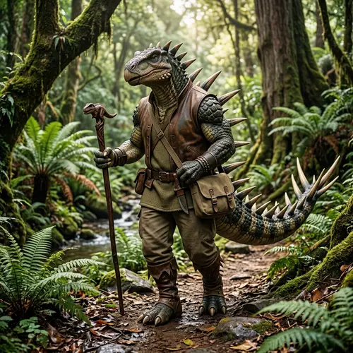 Anthropomorphic Kentrosaurus: A Unique Dino Design