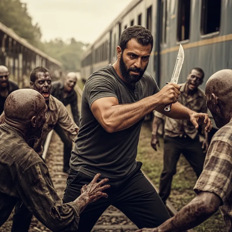 Character Fighting Zombies | Epic Zombie Battle