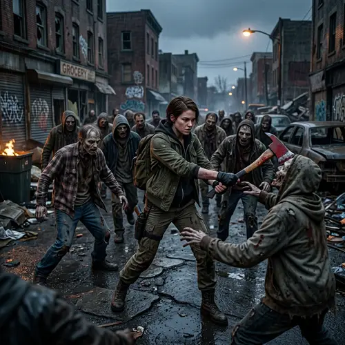 Character Fighting Zombies | Epic Zombie Battle