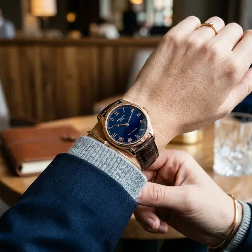 Timeless Luxury Watch with Intricate Detailing | Formal & Casual Fashion Statement