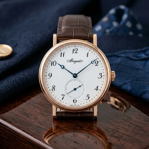 Breguet Classique 7147 Grand Feu Enamel Watch | Elegant Design & Intricate Engravings