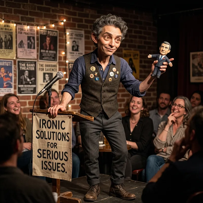 Humanoid Satire: Tackling Social Issues Humorously