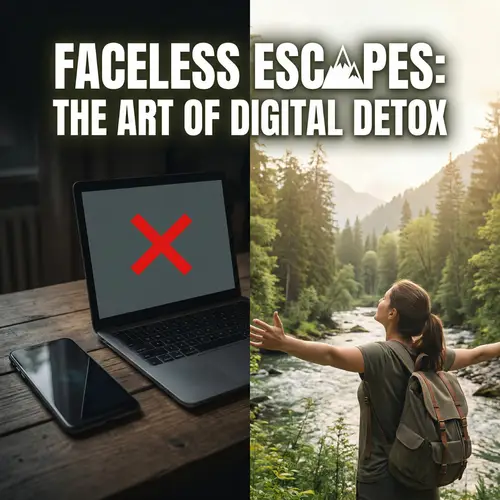 Faceless Escapes: The Art of Digital Detox | Reconnect with Nature