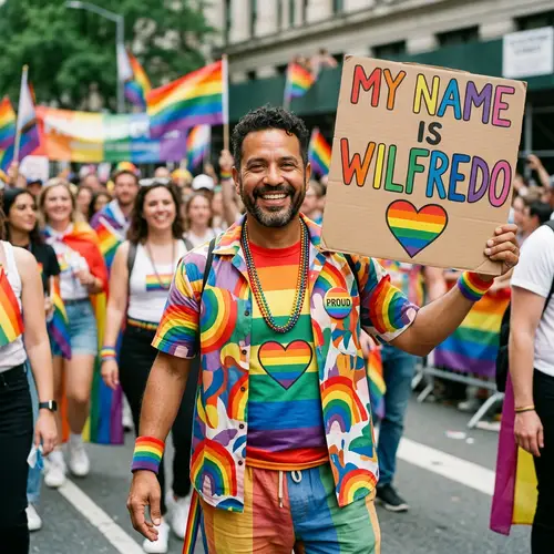 Expressive LGBTQ+ Individual - Wilfredo Lanzas López Image