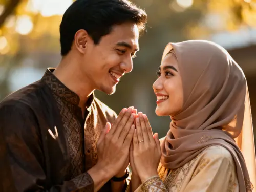 Happy Muslim Couple: Thank You Wishes