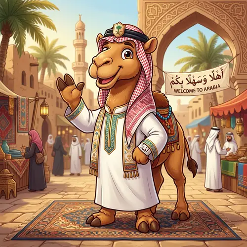 Arabic Camel Mascot Design Ideas