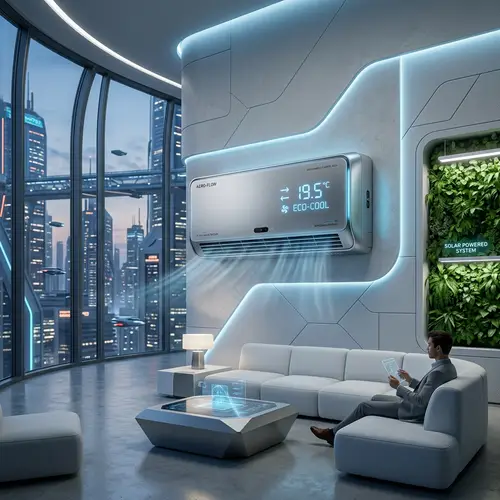 Futuristic Air Conditioning Unit Design