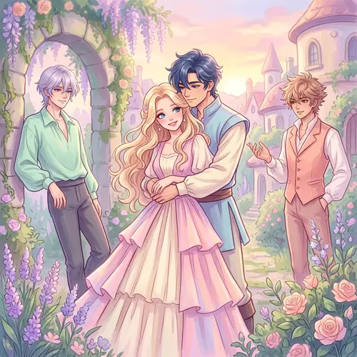 Vibrant Anime Fantasy with Stunning Models