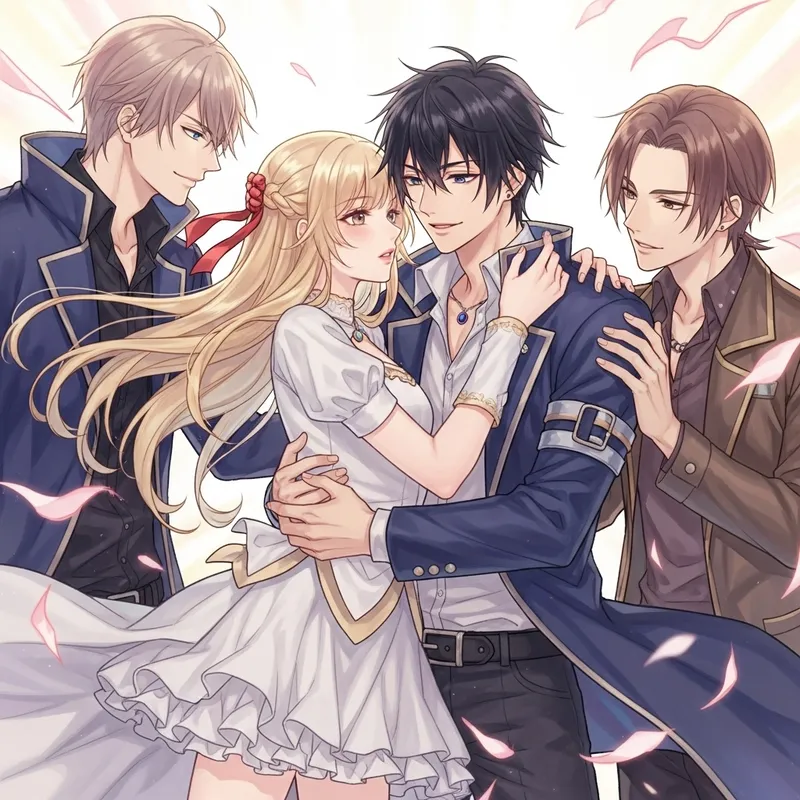 Vibrant Anime Fantasy with Stunning Models