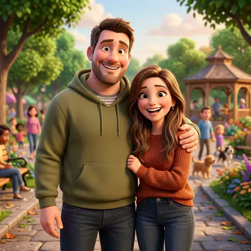 Pixar-Style Best Friends: A Heartwarming Animation