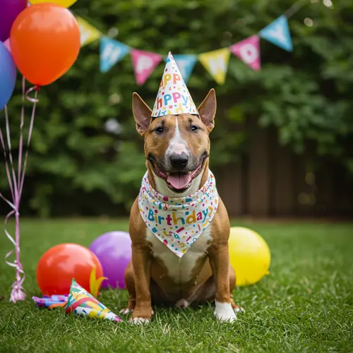 Celebrating Your Bull Terrier's Birthday