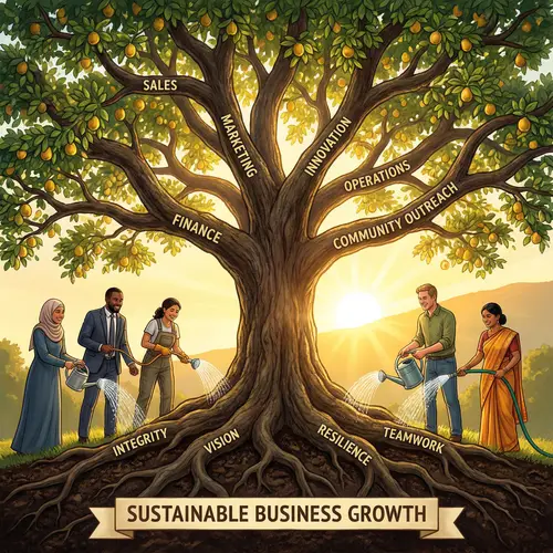 Stable Business Growth: Flourishing Tree of Opportunities