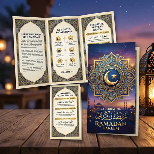 Ramadan Brochure Template | Islamic Cultural Design