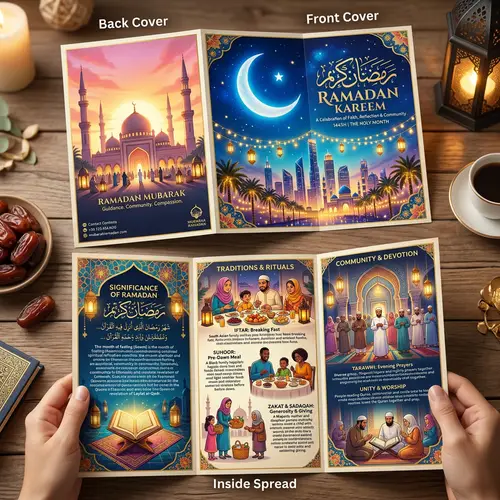 Ramadan Brochure | Celebrating the Holy Month with Diverse Traditions