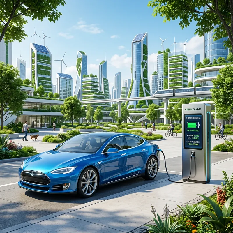 Eco-Friendly Electric Car Charging