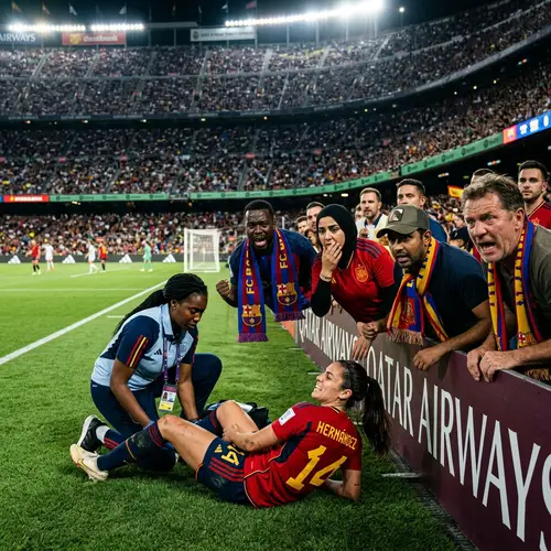 Dramatic Sports Moment: Football Player's Fall