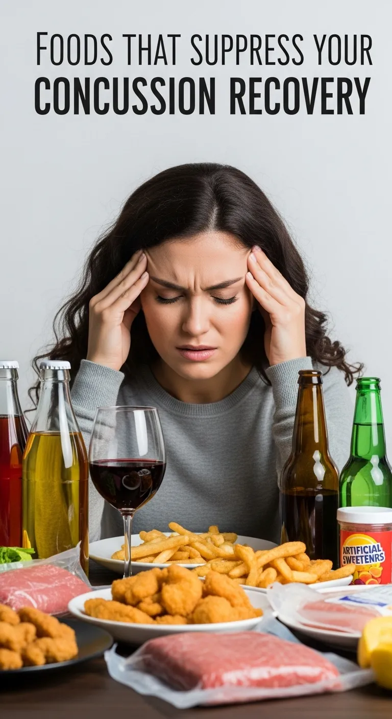 Foods That Hinder Concussion Recovery