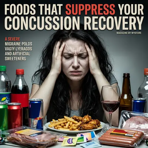 Foods That Hinder Concussion Recovery