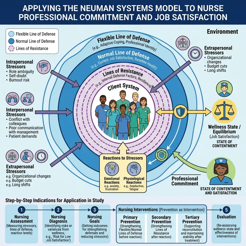 Betty Neuman Systems Model: Nursing Commitment and Job Satisfaction