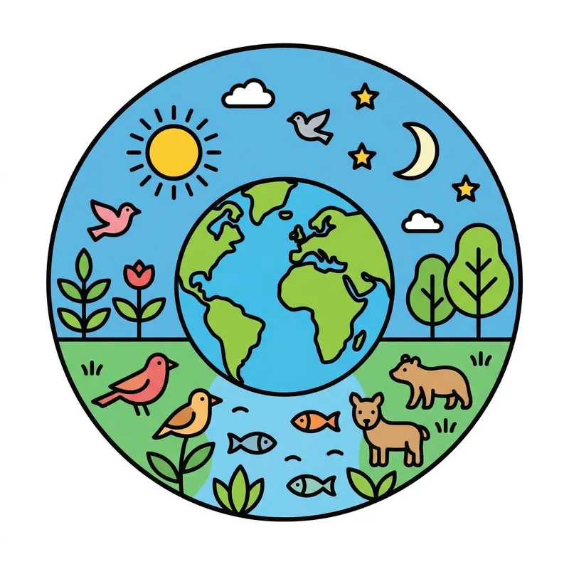 Kids Room Biblical Wall Scenes for Tracing