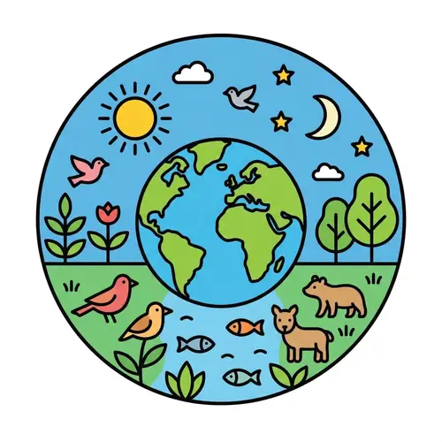 Kids Room Biblical Wall Scenes for Tracing