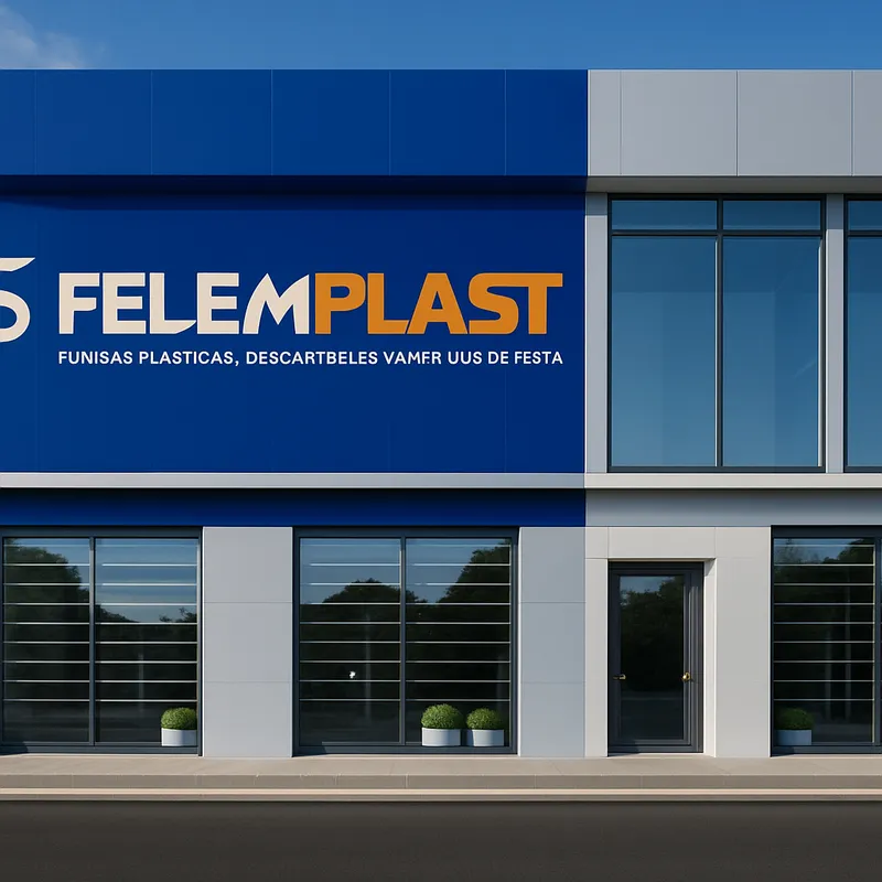 Blue and Light Gray Alucobond Design