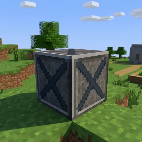 Industrial Craft 2 Block Render in Sandbox Environment