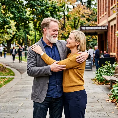 Platonic Hug: American Husband & Australian Sister