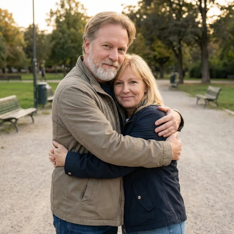 Embracing Friendship: A Heartwarming Reunion Embracing Friendship: A Heartwarming Reunion