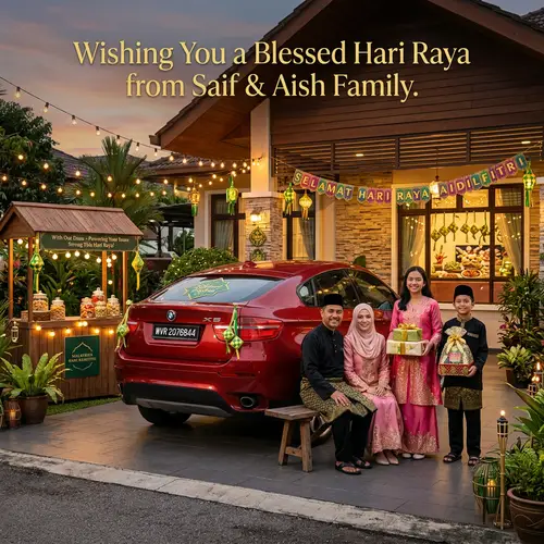 Celebrate Hari Raya with Family and Festivity