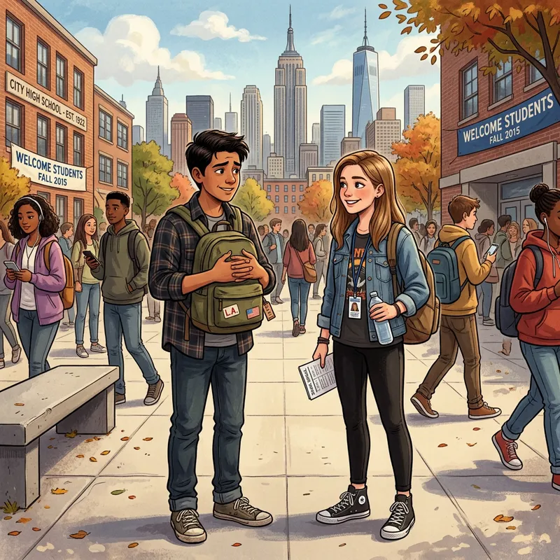 Sentimental Scene: First Day High School Encounter, 2015