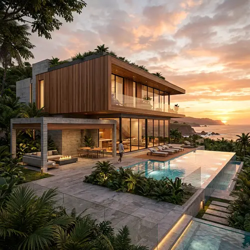 Luxury Modern House with Pool and Terrace