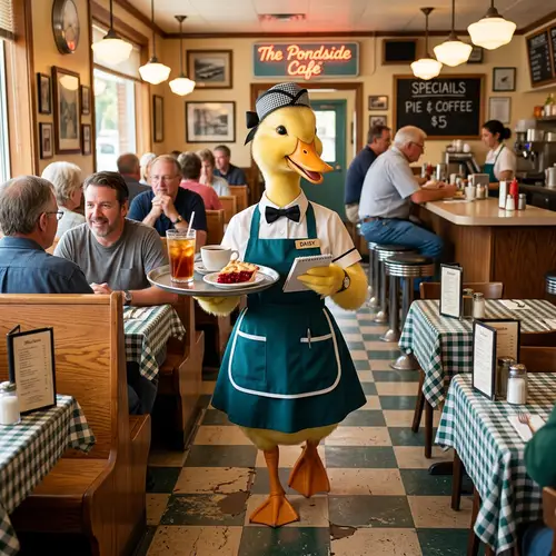 Charming Duck Waitress: An Unforgettable Experience