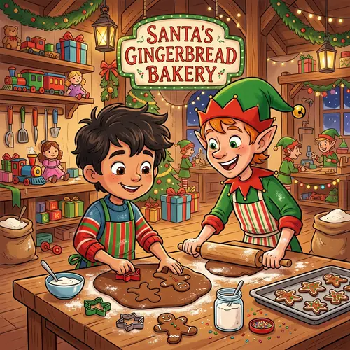 Magical Gingerbread Making in Santa's Workshop