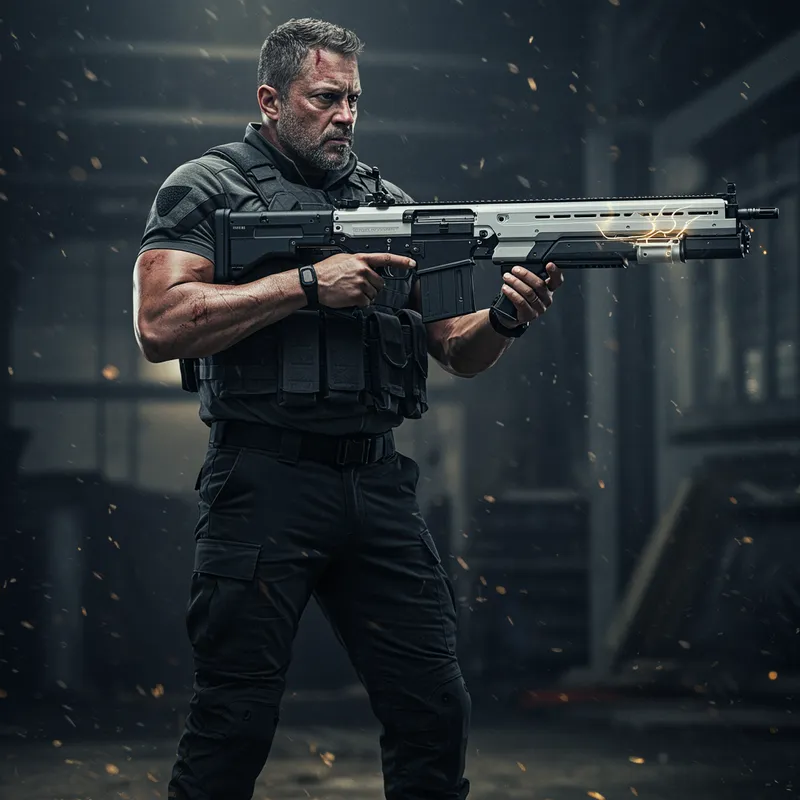 Tough Guy with a Rail-Gun