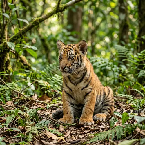 Adorable Baby Tiger - Cute Wildlife Photography
