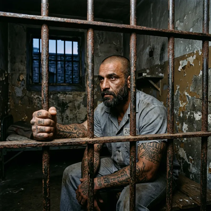 Notorious South Asian Prisoner in Old Cell Notorious South Asian Prisoner in Old Cell