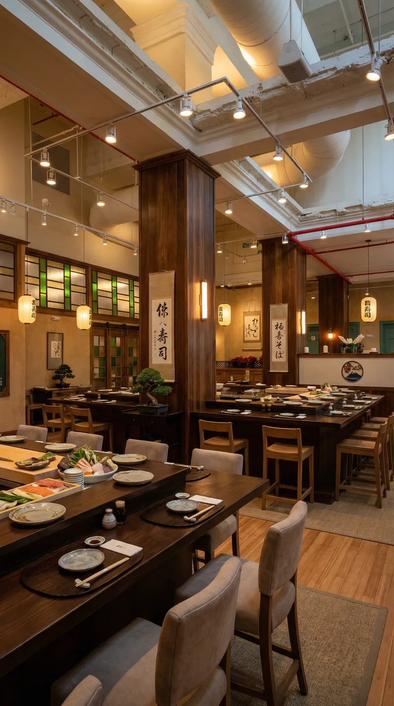 Premium Japanese Sushi Restaurant Experience