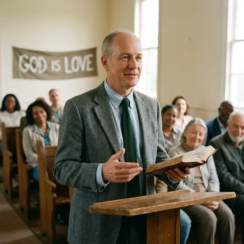 Humble Evangelist Sharing Good News