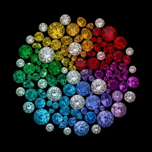 Rainbow Colored Gemstones: Stunning Collection