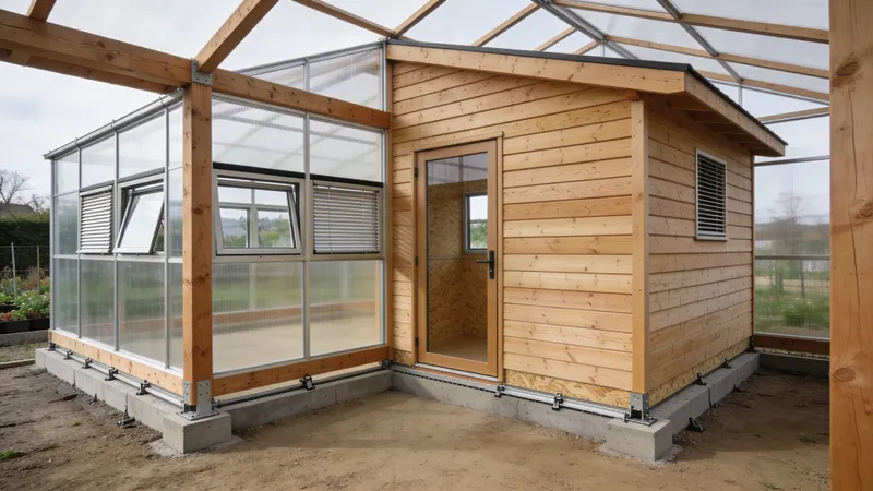 Contemporary Greenhouse & Cabin Design in Luxembourg