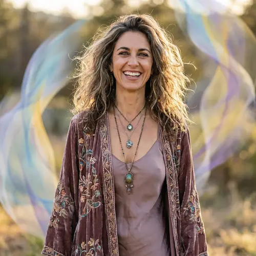 Elegant Free-Spirited Woman: Lightness, Inspiration, Deepness